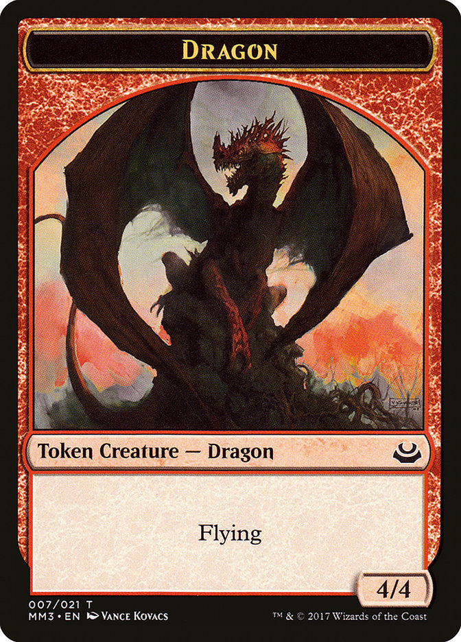 Dragon Token [Modern Masters 2017 Tokens] | Mothership Books and Games TX