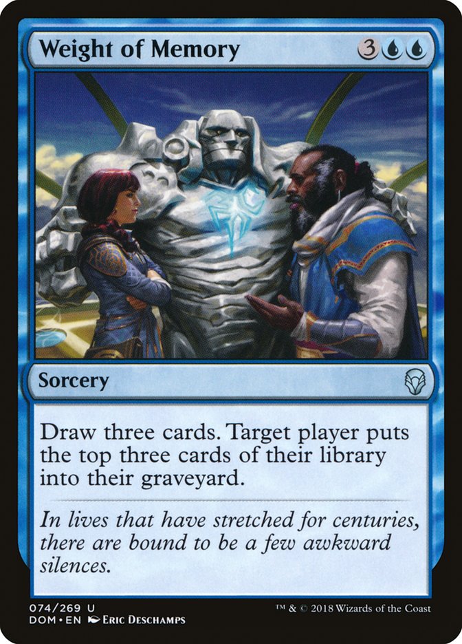 Weight of Memory [Dominaria] | Mothership Books and Games TX