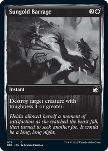 Sungold Barrage [Innistrad: Double Feature]