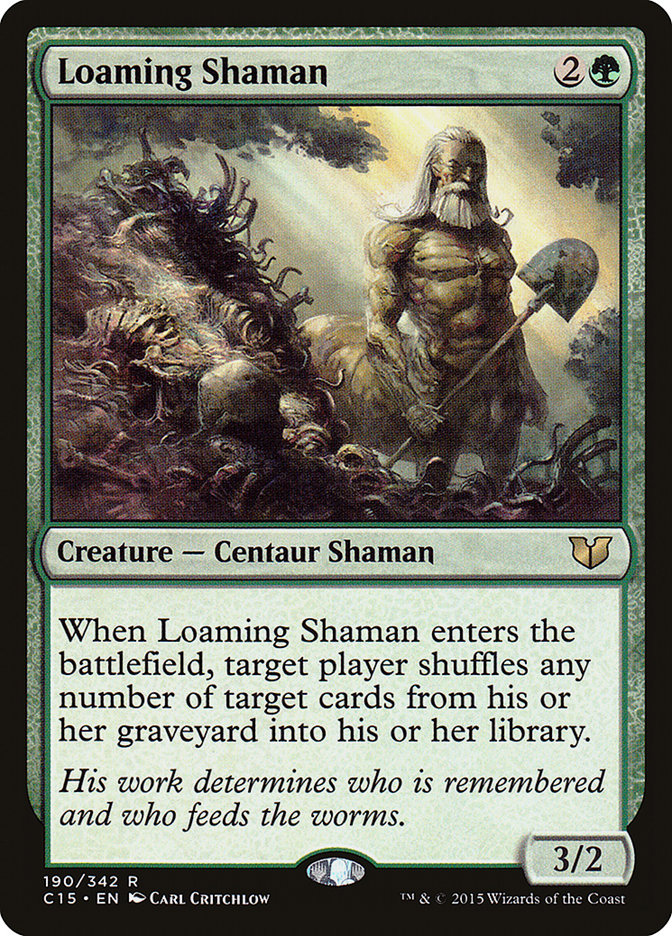 Loaming Shaman [Commander 2015] | Mothership Books and Games TX