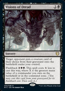 Visions of Dread [Innistrad: Midnight Hunt Commander]
