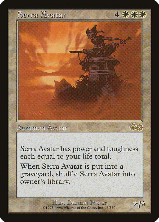 Serra Avatar [Urza's Saga] | Mothership Books and Games TX