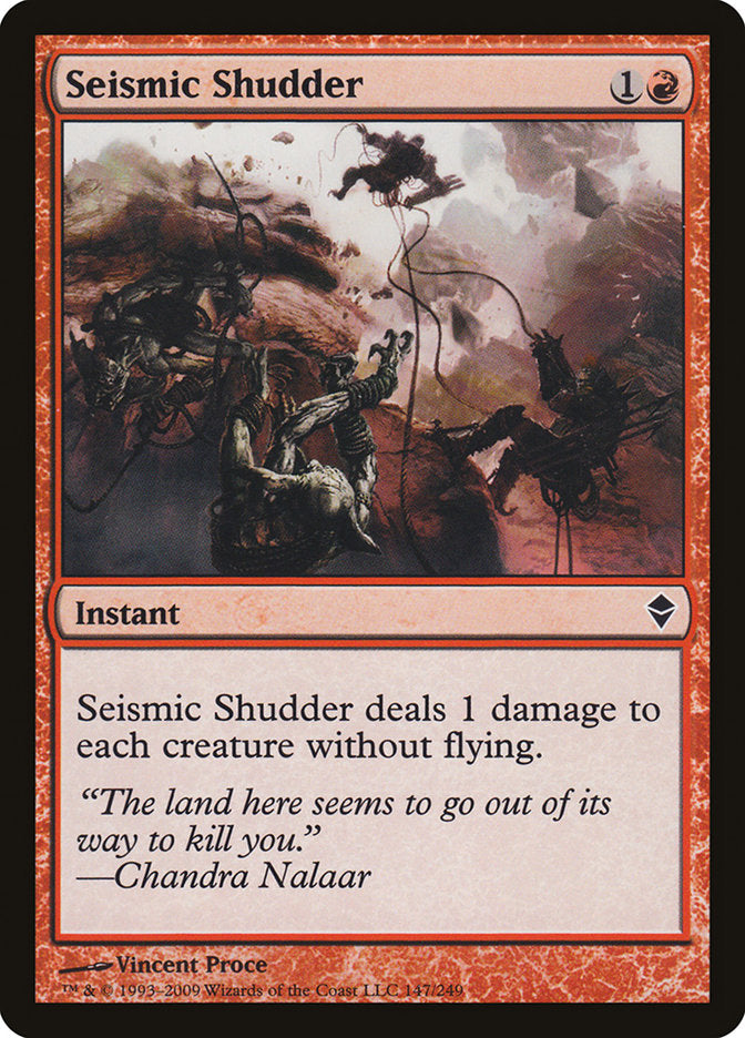 Seismic Shudder [Zendikar] | Mothership Books and Games TX