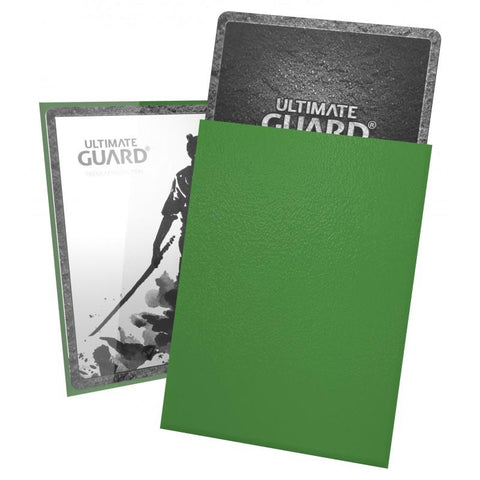 Ultimate Guard Katana Sleeves: 100 Count: Green - Titan Games