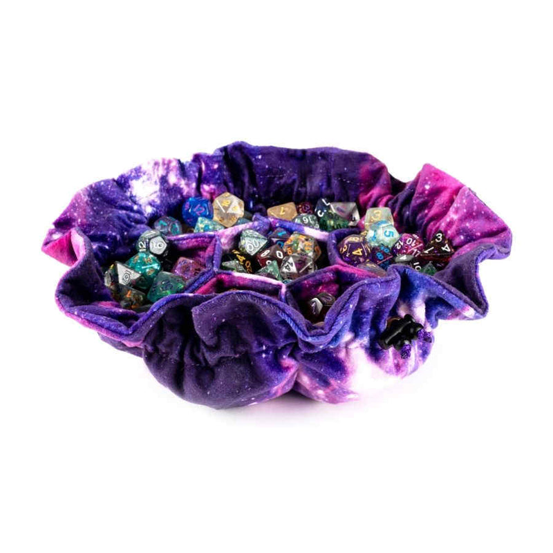 Velvet Compartment Dice Bag w/ Pockets