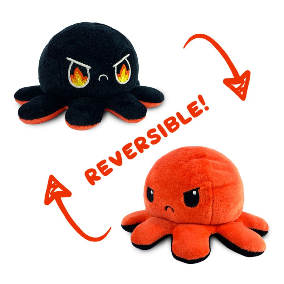 TeeTurtle Plushiverse Octopus Reversible Plush