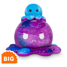Teeturtle Plushiverse Blue & Galaxy Big Reversible Octopus