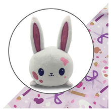 Plushie Tote Bag: White Crafting Bunny