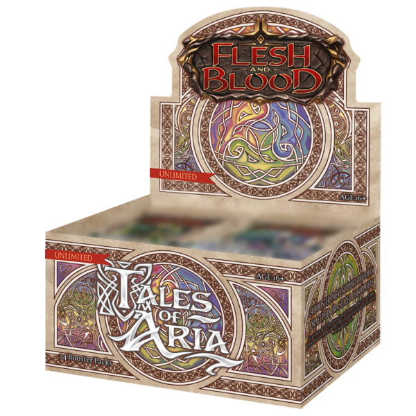 Flesh and Blood: Tales of Aria UNLIMITED Booster Box Display